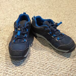 Kamik Trax Hiking Shoes Sneakers Youth 3 Blue Waterproof Lace Up Low Top Comfort